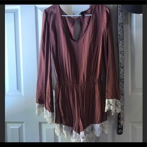 Forever 21 Romper with Lace trim